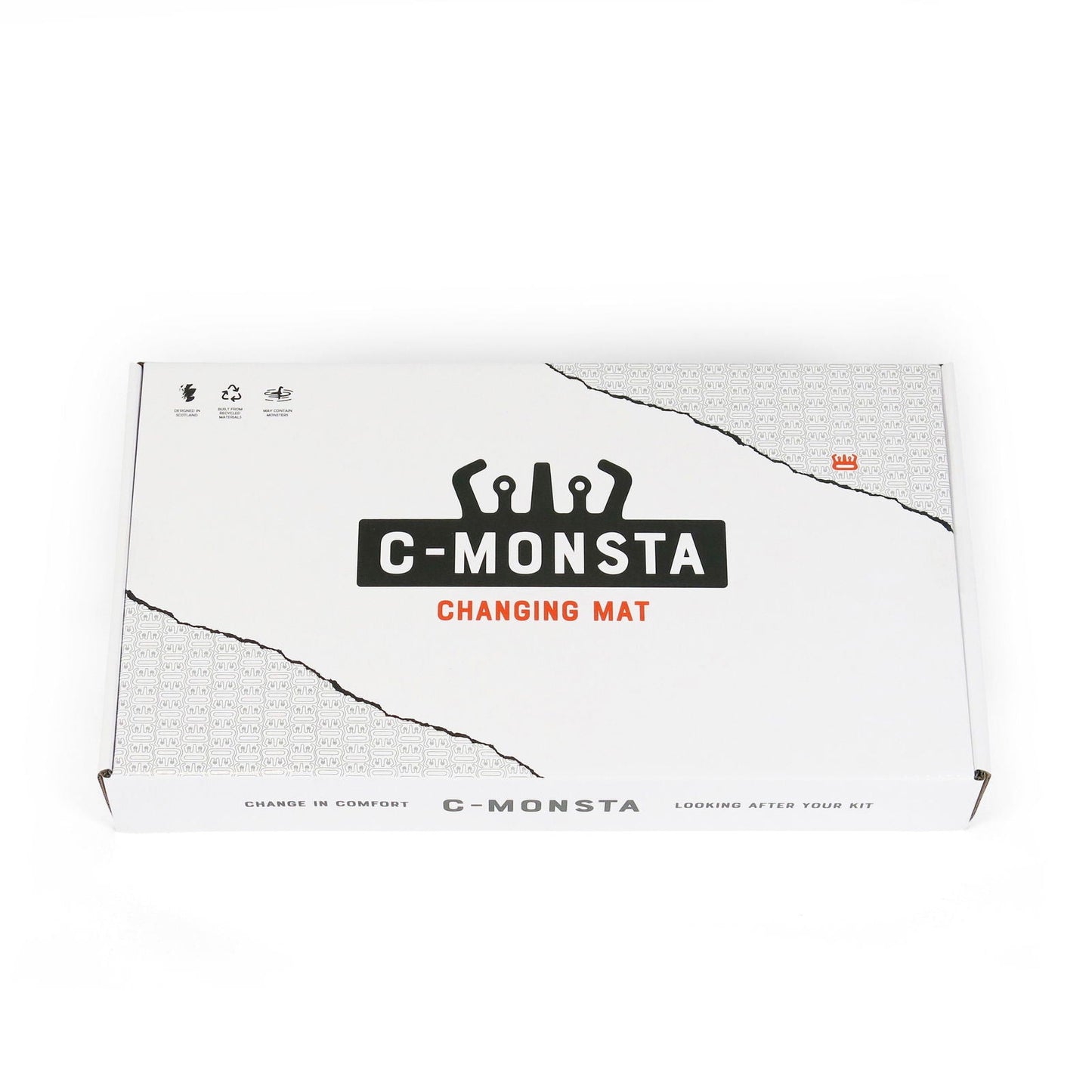 C-Monsta changing mat – product packaging box on white background
