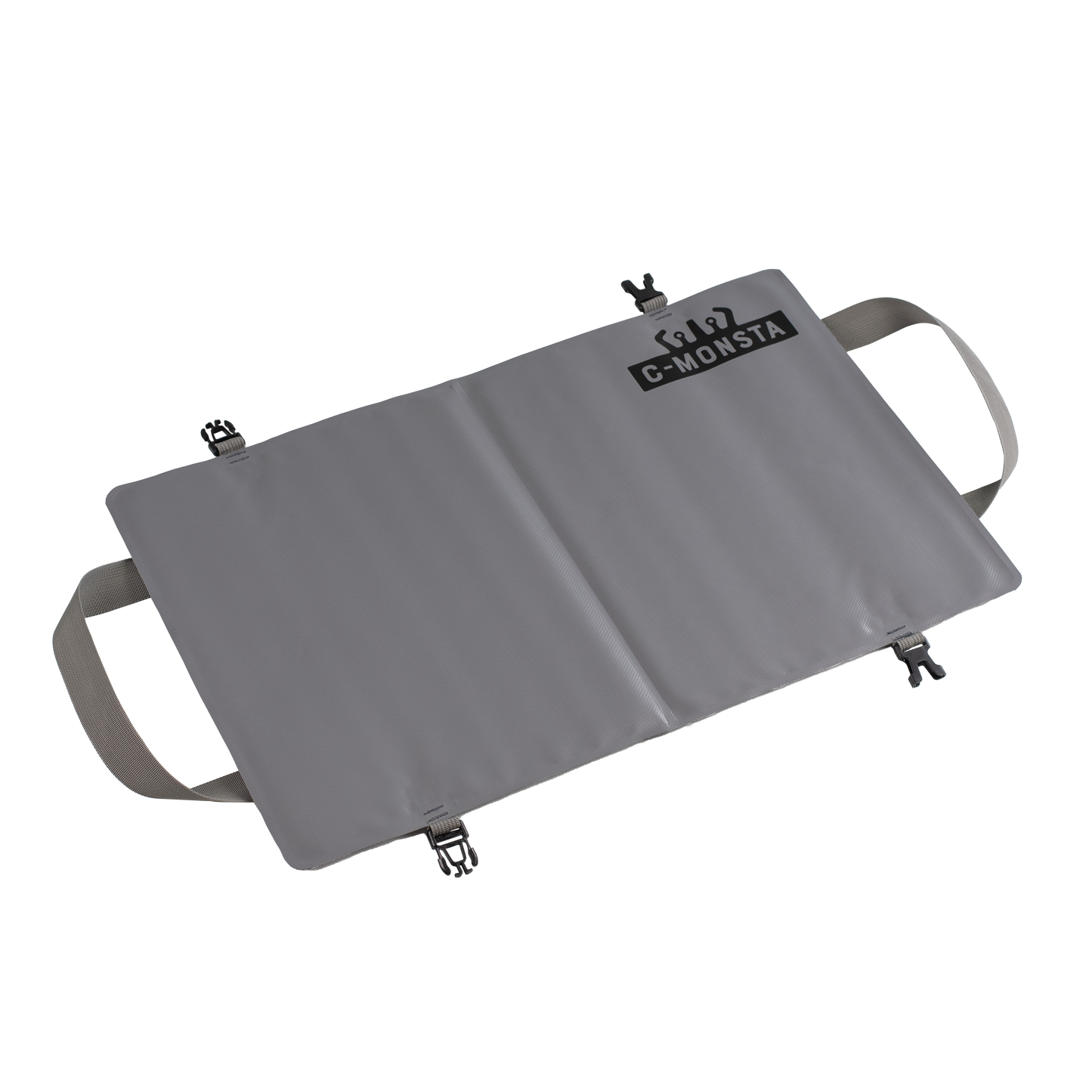 C-Monsta mini changing mat – angled view showing padded surface, carry clips and compact size